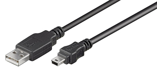 MicroConnect USBAMB52 USB Cable USB 2.0 1.8m Mini-USB B Black