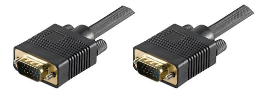MicroConnect MONGG7B Full HD SVGA Monitor Cable 7m – Gold-Plated, Double Shielded, Black