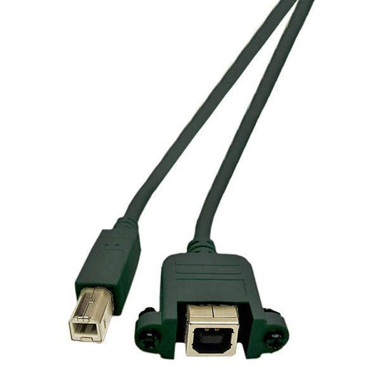 MicroConnect USBABF1PANEL2 USB 2.0 Extension Cable 1.8m USB A Male to USB B Female