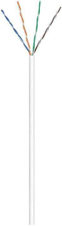 Microconnect Cat6 U/UTP Networking Cable, 100m Grey, Stranded PVC