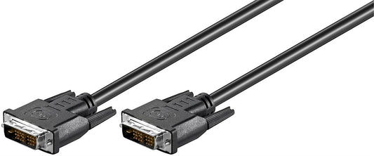 Microconnect DVI-D Cable 2m – Full HD 1080p, Double Shielded, Black