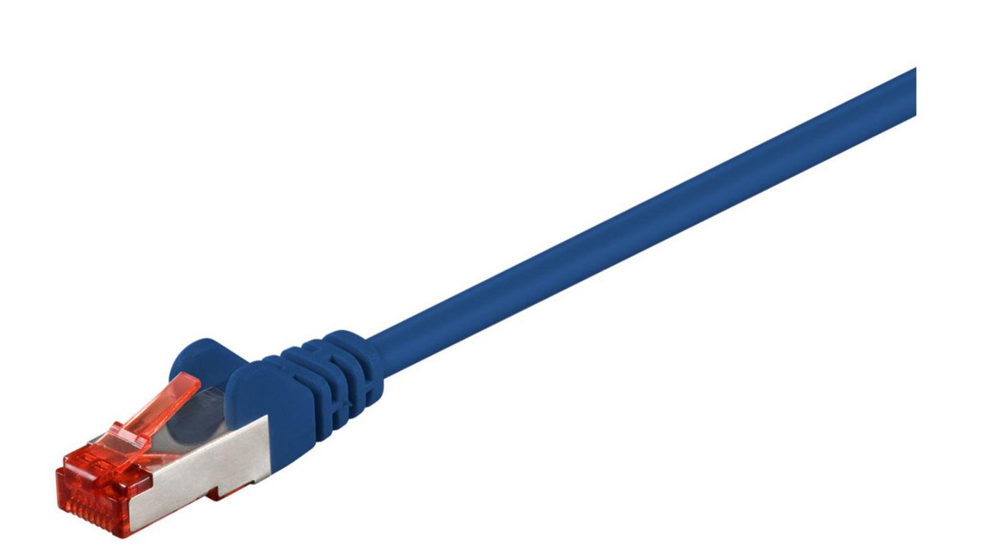 Microconnect Cat6 F/UTP Network Cable 0.5m Blue – RJ-45, 10Gbps, RoHS