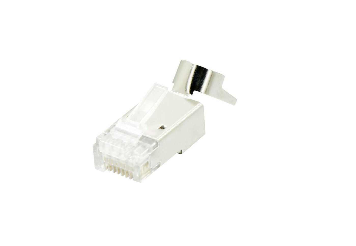 MicroConnect KON513-10 RJ45 Plug 8P8C Silver Cat7 Modular Connector