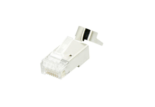 MicroConnect KON513-10 RJ45 Plug 8P8C Silver Cat7 Modular Connector
