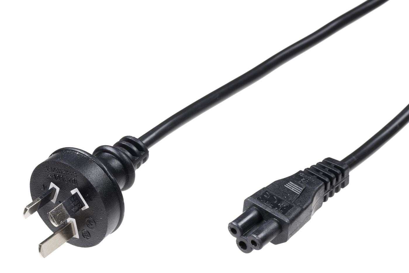 MicroConnect PE010818AUSTRALIA Power Cable – 1.8m C5 Coupler Black 250V 10A