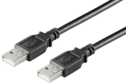 MicroConnect USBAA1B USB Cable USB 2.0 1m USB A Male to Male Black