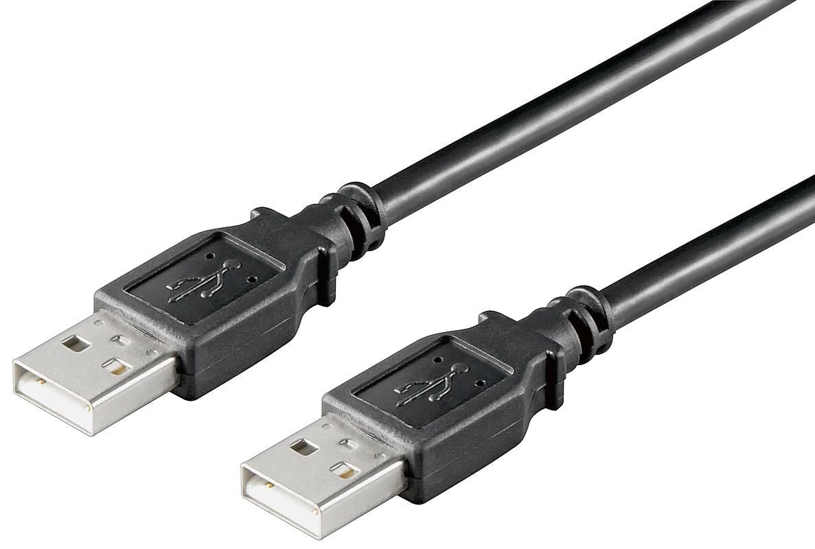 MicroConnect USBAA2B USB Cable USB 2.0 1.8m USB A Male Black
