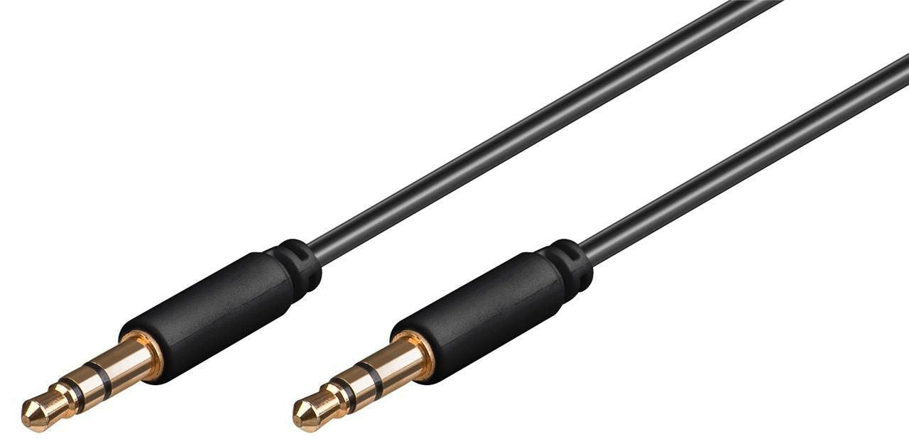 Microconnect 3.5mm Stereo Audio Cable – 15m Male to Male Ultra-Slim