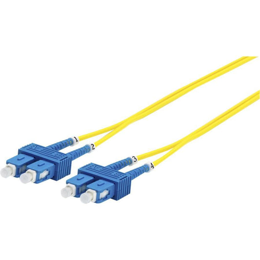 MicroConnect FIB221015 Fibre Optic Cable – 15m SC-SC OS2 Singlemode Yellow LSZH Jacket