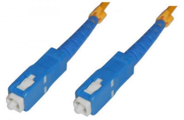 Microconnect FIB224020 20m OS2 Singlemode Fibre Optic Cable – SC to SC, LSZH, Yellow