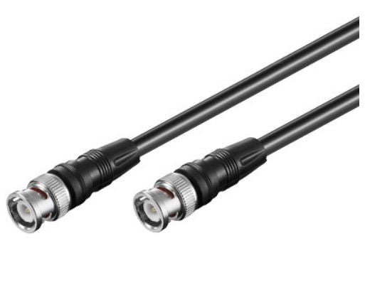 MicroConnect 50088 Coaxial Cable – 10m BNC Male-Male 50Ω Black