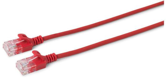 Microconnect Cat6 U/UTP Slim Network Cable 5m – Red, RJ-45, 10Gbps
