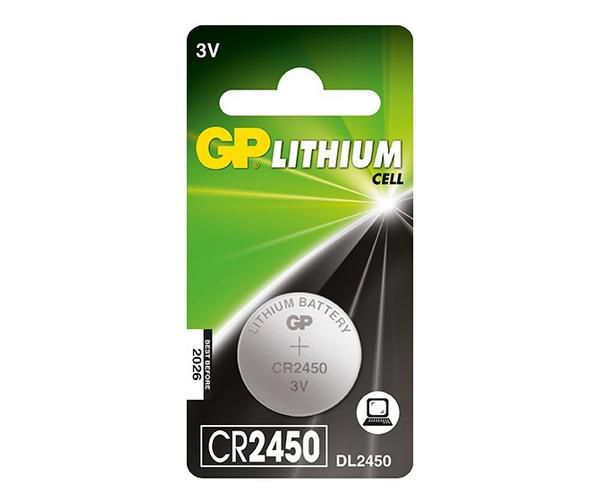GP 103121 CR2450 3V Lithium Coin Cell Battery - 1 Pack