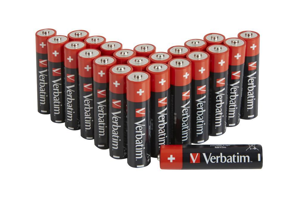 Verbatim 49505 AA Alkaline Batteries – 24-Pack 1.5V Household Power