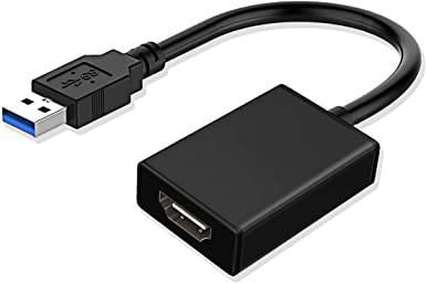 MicroConnect MC-USB3.0HDMI USB 3.0 to HDMI Adapter – Full HD 1920x1080, 0.15m Cable, Black