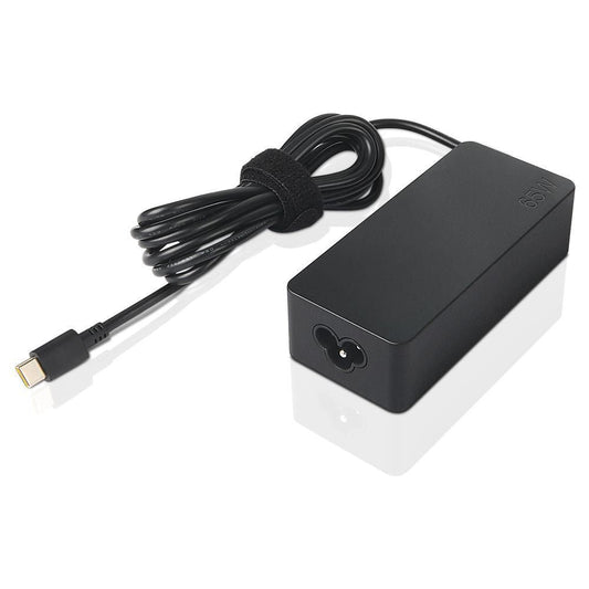 Lenovo GX20P92529 65W USB-C Power Adapter – Indoor AC Charger, Black, CE Certified