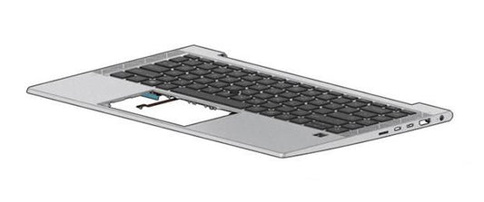 HP M07090-061 Housing Base + Italian Backlit Keyboard – Silver