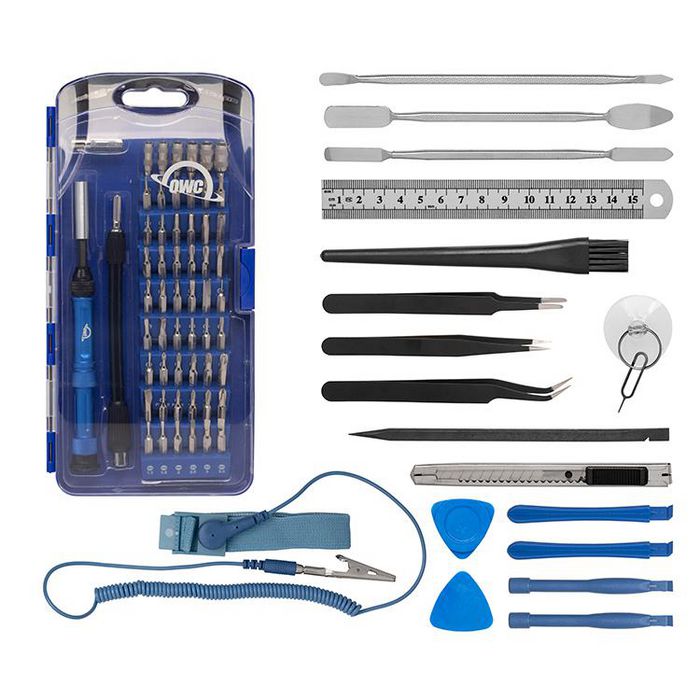 OWC OWCTOOLKIT72 72-Piece Device Repair Tool Kit – Blue, Nylon Canvas