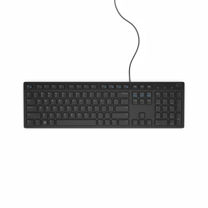 Dell MGRVG Keyboard – External USB German QWERTZ 105 Keys Black