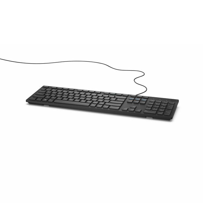 Dell MGRVG Keyboard – External USB German QWERTZ 105 Keys Black