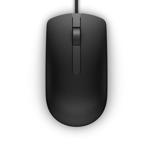 Dell MV7MK MS116 Ambidextrous USB Optical Mouse – 1000 DPI Black