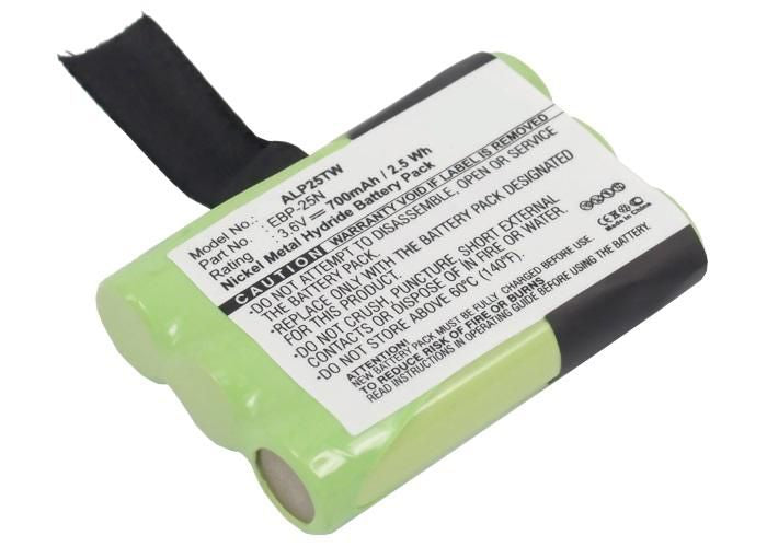 CoreParts MBXTWR-BA0006 Two-Way Radio Battery – 3.6V 2.52Wh NiMH Green