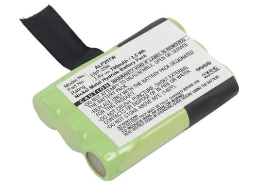 CoreParts MBXTWR-BA0006 Two-Way Radio Battery – 3.6V 2.52Wh NiMH Green