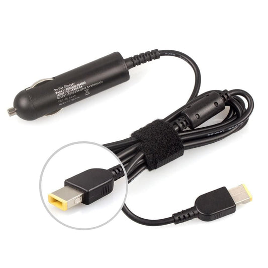 CoreParts MBXLE-DC0001 65W Car Adapter – 20V 3.3A Square Plug, CE Certified