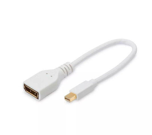 Microconnect Mini DisplayPort to DisplayPort Cable 0.15m – White, 4K, RoHS Certified