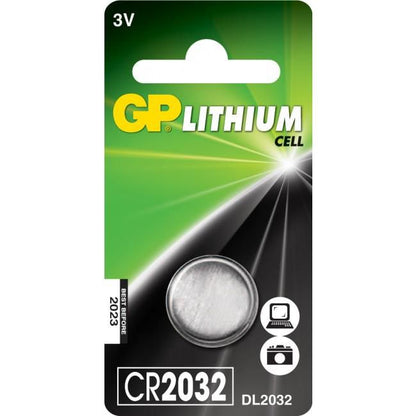 GP 2184 CR2032 Lithium Button Cell Battery 3V 1-Pack