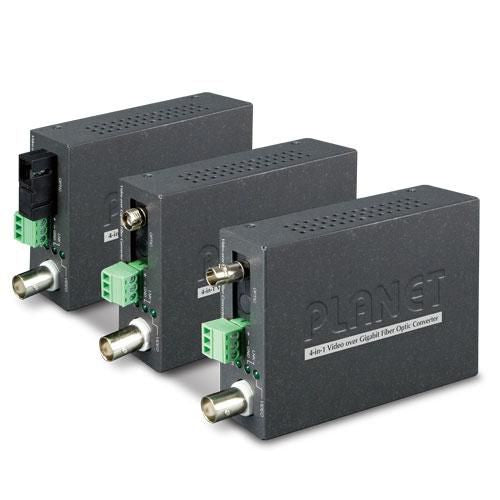 Planet VF-101G-KIT Network Media Converter – AV Transmitter & Receiver, 1080p, ST Connector