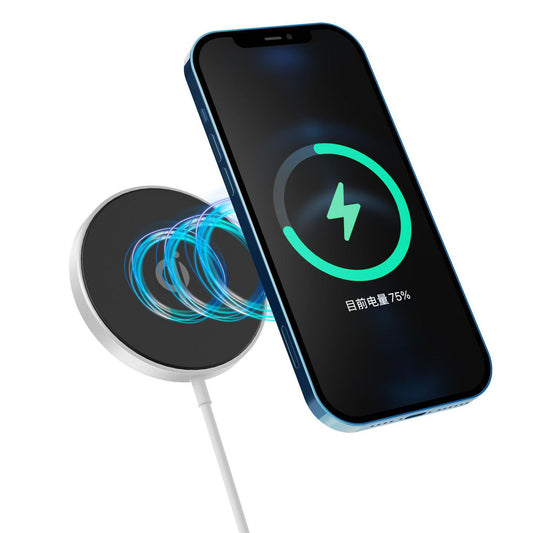 eSTUFF ES638100 Wireless Charger – Aluminium 15W Fast Charging Magnetic Desktop