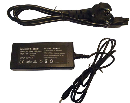 CoreParts MBA1308 40W Power Adapter – 19V 2.1A, 3.0x1.2mm Plug, CE & RoHS Certified