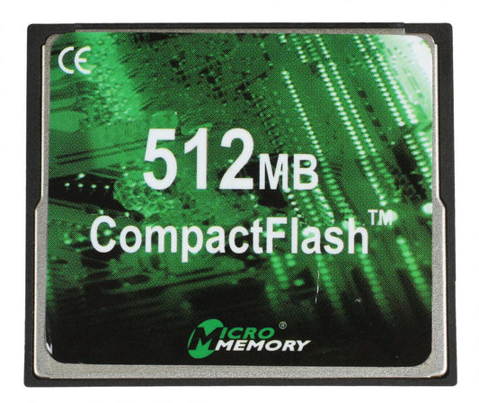 CoreParts MMCF/512 CompactFlash Memory Card 0.5GB Type I 40X Black