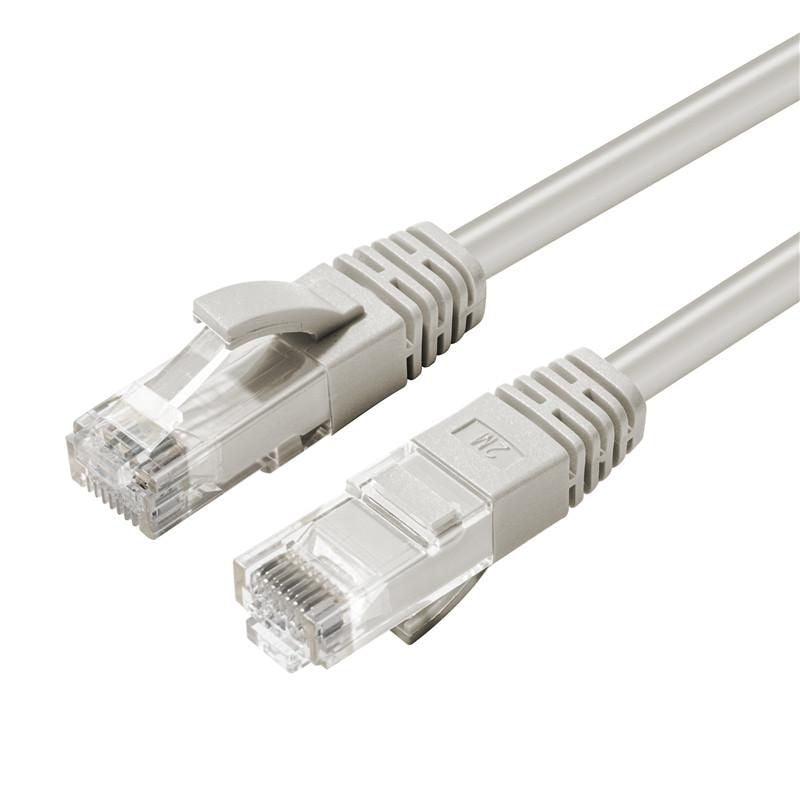 MicroConnect UTP6004 Cat6 U/UTP Network Cable 0.4m Grey LSZH RJ-45 Male to Male