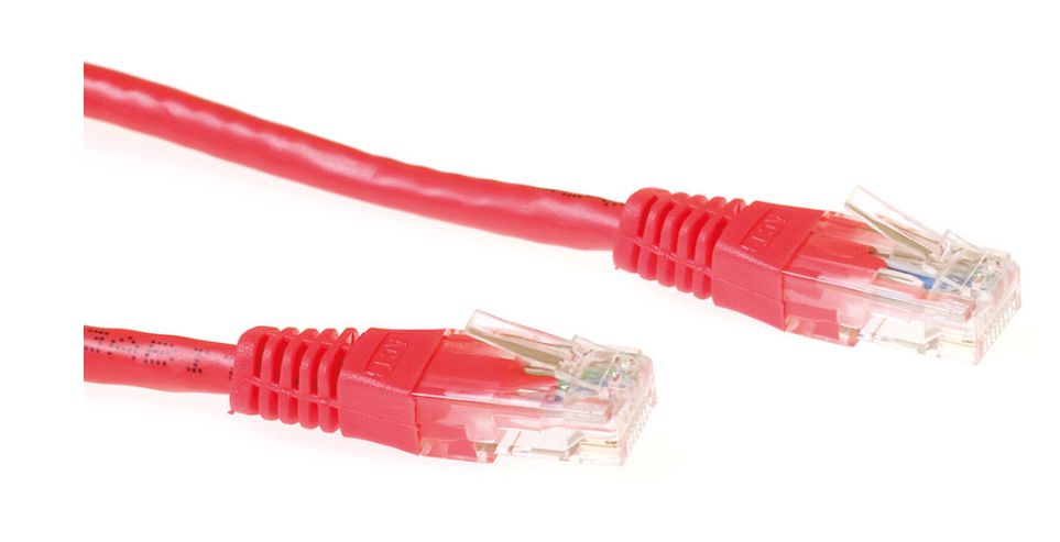 MicroConnect B-UTP610R-B Cat6 U/UTP Network Cable – 10m Red RJ-45 High-Speed