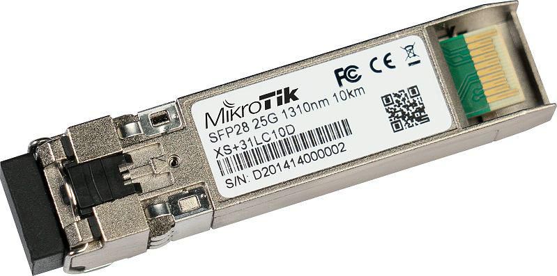 MikroTik XS+31LC10D Network Transceiver SFP28 25G 1310nm LC UPC