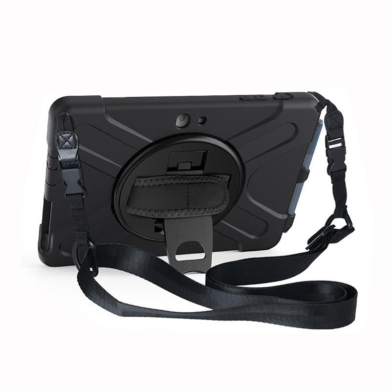 eSTUFF ES681892-BULK Tablet Case – Defender Cover, Black, Shockproof, 360° Stand