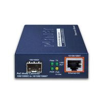 Planet GTP-805A-UK Media Converter – 1000Base-X SFP PoE+ 30W Gigabit
