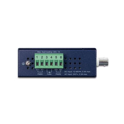 Planet IVC-234GT Industrial 1-Port BNC/RJ11 to 4-Port Gigabit Ethernet Extender