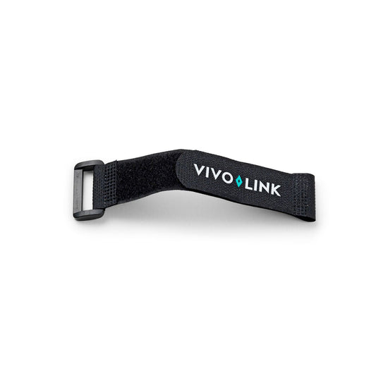 Vivolink PROTIE Velcro Cable Tie 25-Pack – 20cm x 2.5cm – Black – Reusable Cable Organiser