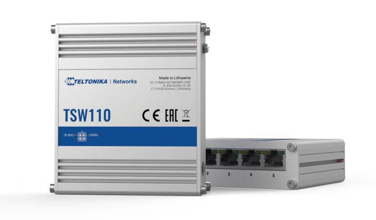 Teltonika Networks TSW110000000 Unmanaged 5-Port Gigabit Network Switch