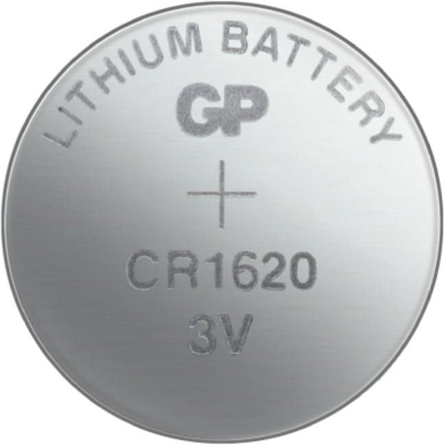 GP 103123 Household Batteries – CR1620 Lithium Cell 3V 5-Pack