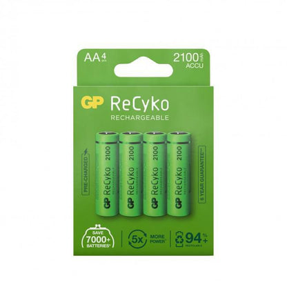 GP 201212 AA Rechargeable Battery – NiMH 2100mAh 1.2V 4-Pack