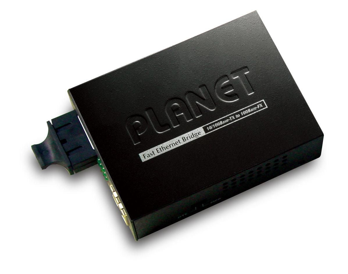 Planet FT-802 Network Media Converter – 10/100Base-TX FX SC/MM 2km