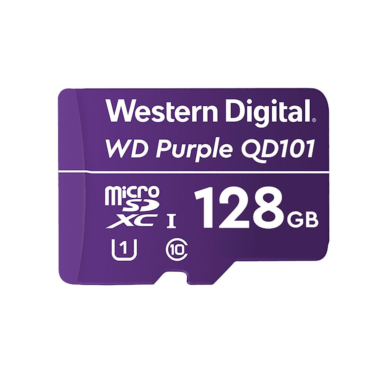 Western Digital WDD128G1P0C MicroSDXC Card – 128GB, Class 10, UHS-I, Purple