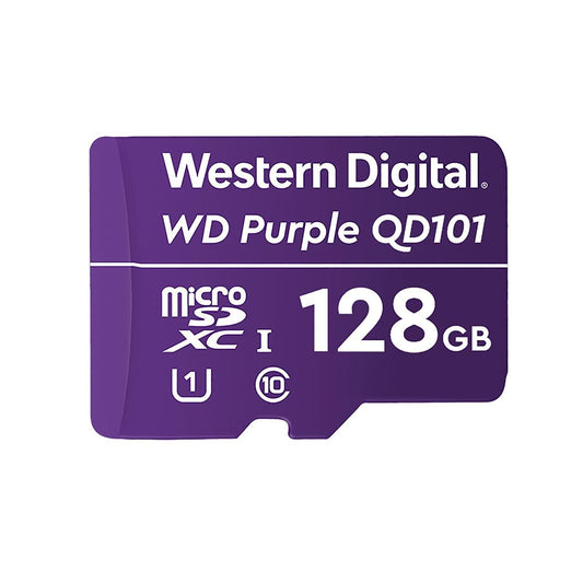 Western Digital WDD128G1P0C MicroSDXC Card – 128GB, Class 10, UHS-I, Purple