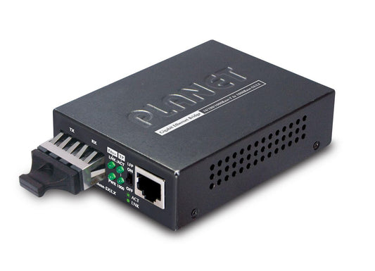 Planet GT-802 Media Converter – 10/100/1000Base-T to 1000Base-SX SC Multi-Mode