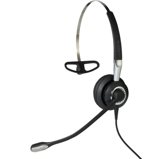 Jabra 2406-820-204 BIZ 2400 II Mono Headset – Monaural Wired, Black/Silver