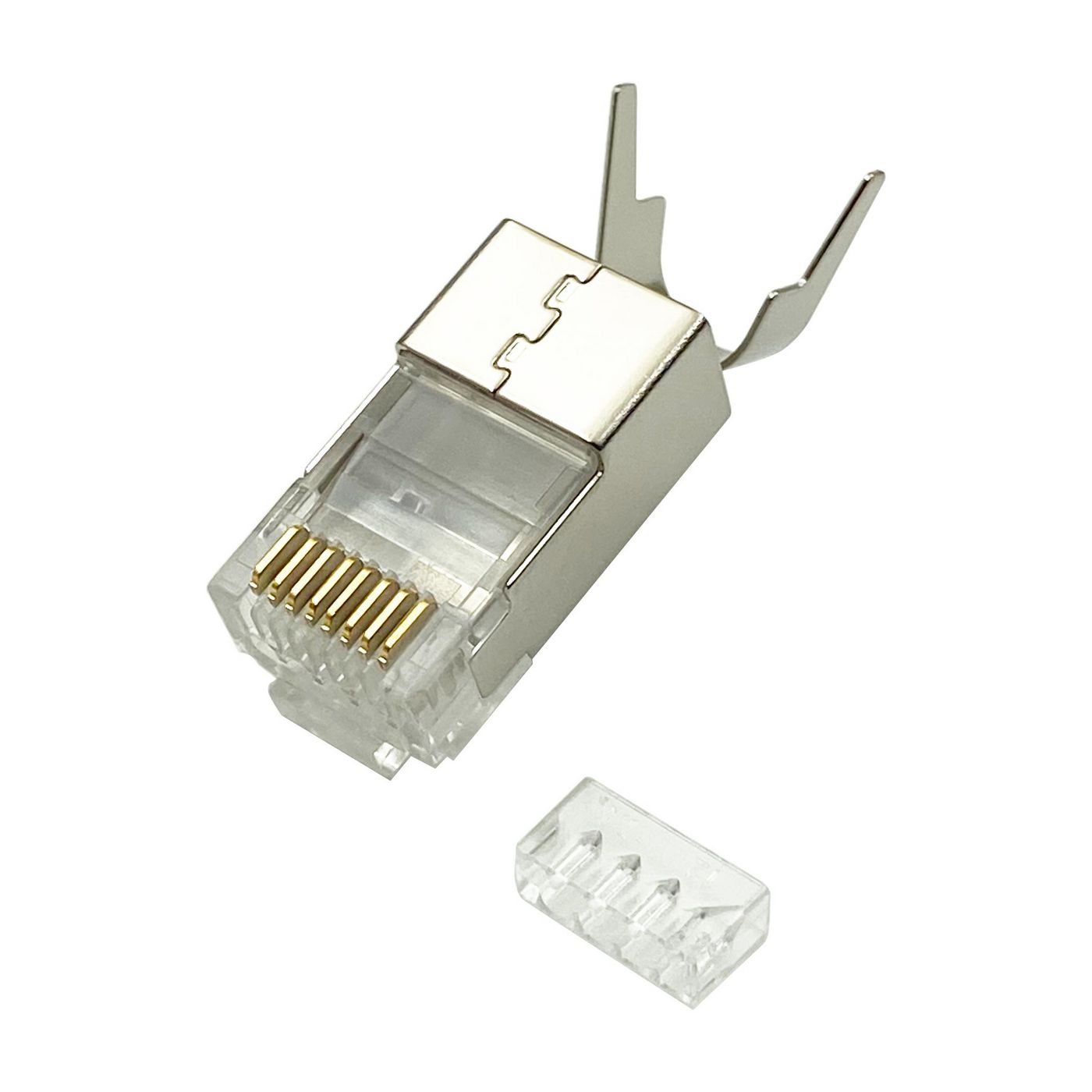 Lanview LVN125415 RJ45 Metallic Wire Connector, Cat6a STP, 10-Pack